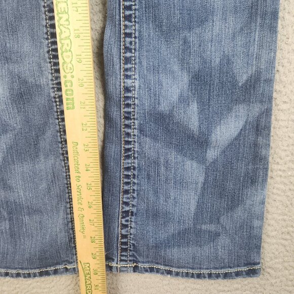 Ariat Ruby Jeans Women's 29R Bootcut Western Embroidered Flap Pockets Denim Blue - Picture 4 of 14